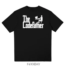 Бренд программист Программирование футболка хлопок Топы Футболка мужская короткий рукав Codefather Повседневная geek Мужская футболка плюс мода