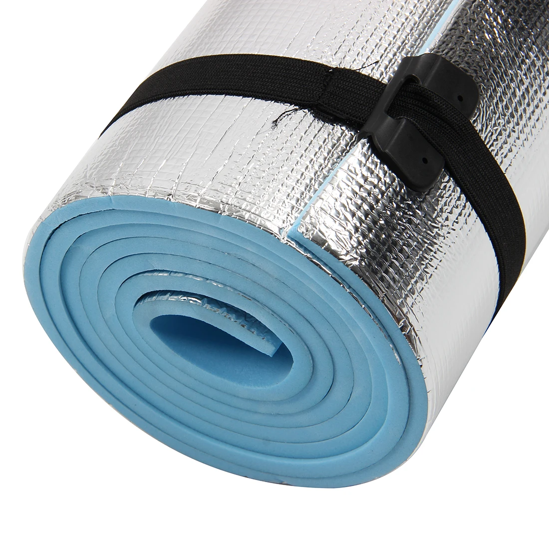 Экстра толстый Кемпинг подстилка на коврик для йоги спальный Открытый Матрас Фитнес мат(синий, серебристый