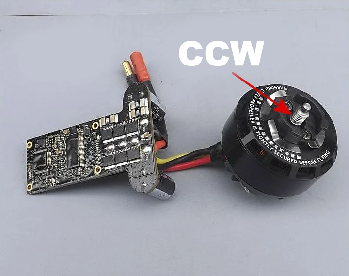 Original DJI Inspire1 V1.0 Drone Replacement Motor ESC Part 5 CCW CW 3510  Engine Speed Controller with Propeller Base Mount