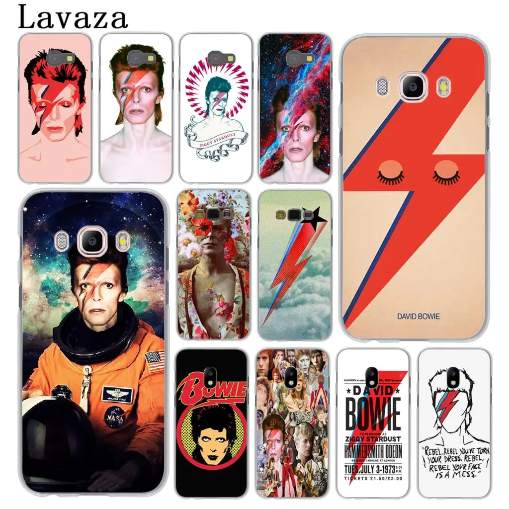 

Lavaza David Bowie Hard Phone Cover Case for Samsung Galaxy J6 J5 J1 J2 J3 2017 2016 2015 Prime J7 US EU Version Cases