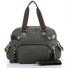 Männer Casual Umhängetasche Leinwand Umhängetasche Vintage-Mode Handtasche Frauen Reisetasche