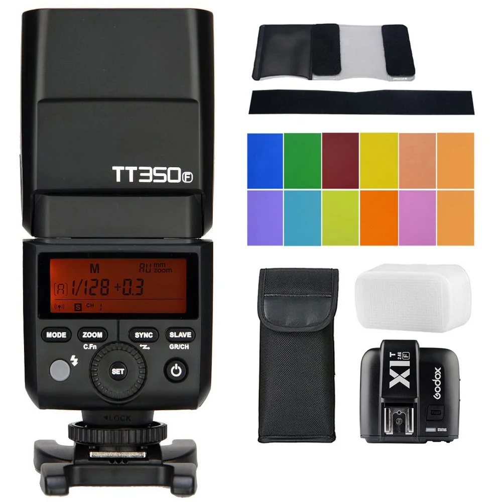 Godox TT350O TTL HSS1/8000S GN36 Camera Flash Speedlite with X1T O 2.4G
