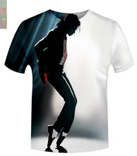 2016 Fashion Brand Clothing Michael Jackson Printed T-Shirt Men Short Sleeve Casual Rock Hip Hop T Shirt Homme Fitness Camisetas