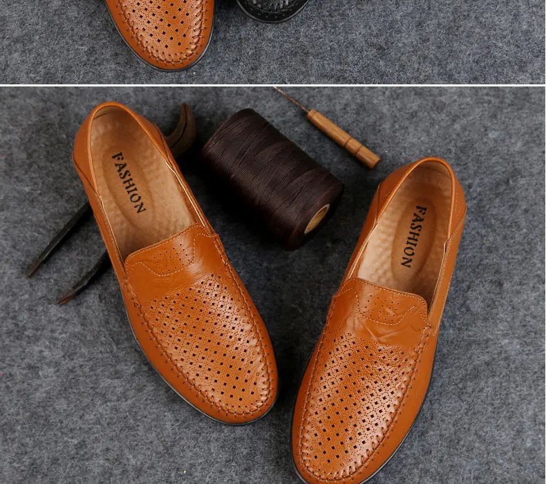 Verão Casuais Slip on Sapatos Masculinos De