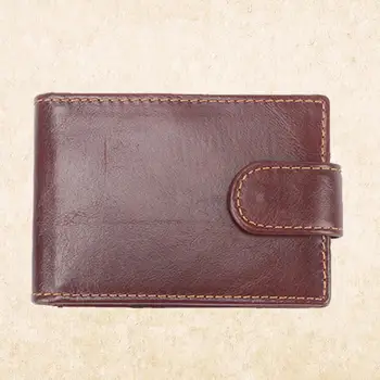 

Men Faux Cowhide Multi Compartment Bifold Short Wallet Cash Card Holder Purse