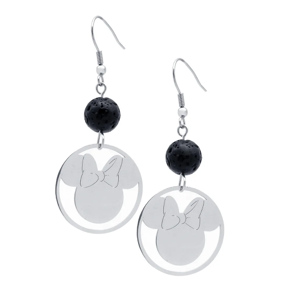 ZP-SS036-2 Lava Diffuser Earrings