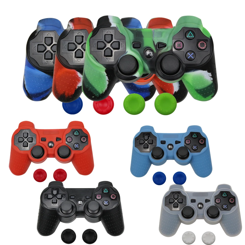 Противоскользящий силиконовый чехол для sony Dualshock 3 для PS3/ps2контроллер и ручка