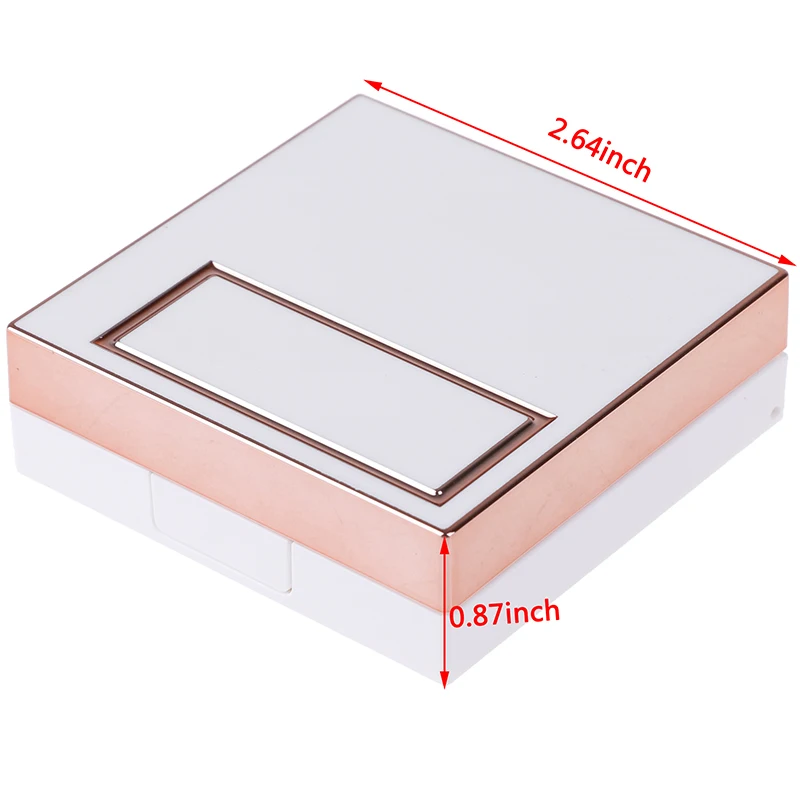 1 шт. пустая коробка жидкий контейнер для основания макияжа и зеркала 15 г DIY Красота Макияж Чехол воздушная подушка губка пудра