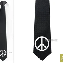 Знак мира Мужские жаккардовые Тканые узкие 2," галстук 6 см Галстук Свадебная вечеринка галстук для жениха запонки LK043M
