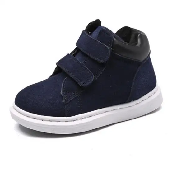 Tree Wrasse/зимние ботинки для мальчиков; детская обувь; коллекция года; детские ботинки из кораллового флиса; детские зимние ботинки; Новая модная обувь для девочек - Цвет: Синий