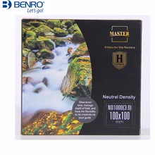 Benro masterh ND16 ND64 ND256 ND1000 100*100 мм квадратный фильтр с нейтральной плотностью