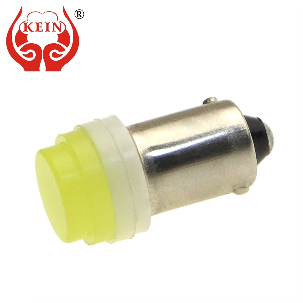 

KEIN 10PCS BA9S T4W 363 COB car led License Plate Light Clearance Trunk Reading Interior Lamp Door Signal Bulb 12v white auto