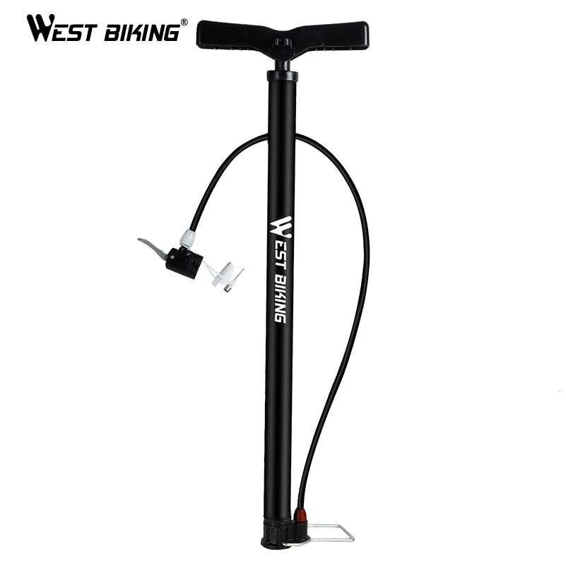 Buy WEST BIKING Bicycle Pump Steel Body 160PSI High