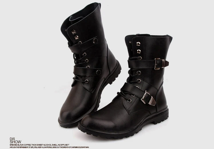 OUDINIAO/Классические мужские ботильоны из спилка с острым носком и теплым плюшем; модные дизайнерские зимние ботинки на шнуровке с пряжкой для мужчин; большие размеры