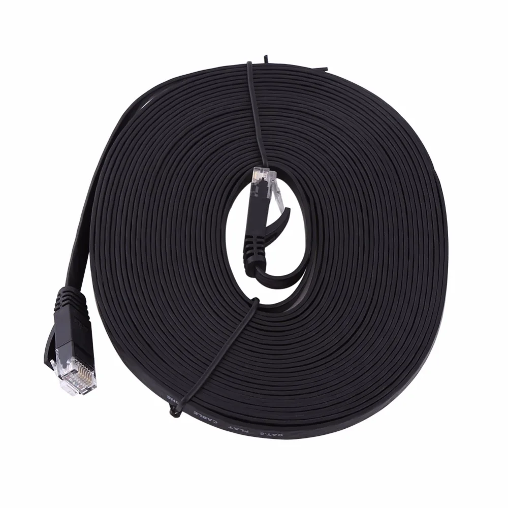

7.6M/10M Ethernet Cables RJ45 CAT6 Ethernet Network Flat LAN Cable UTP Patch Router Cables Network Cables
