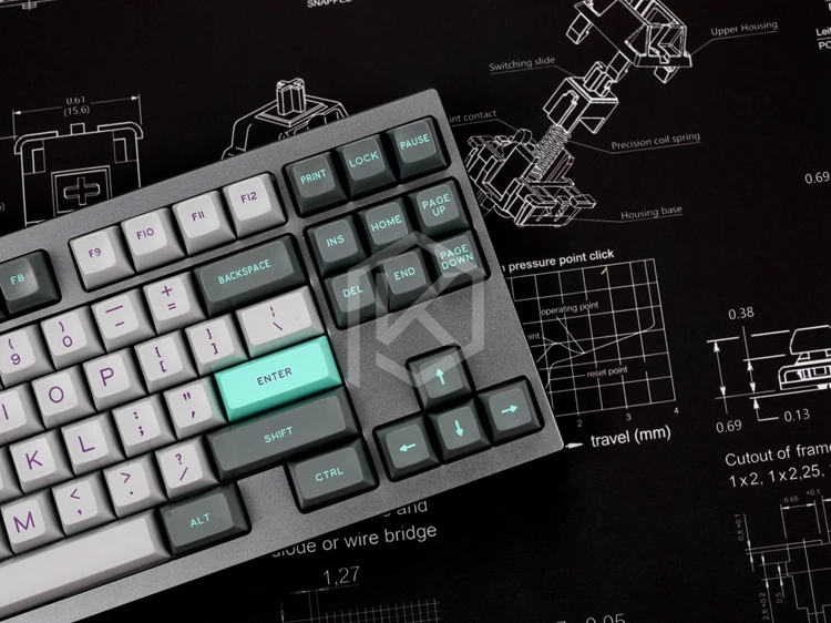 Teclado Mecânico Switch Mousepad Cereja 900 400 mm Bordas Não Costuradas Macio Borracha Alta Qualidade - Imagem 2