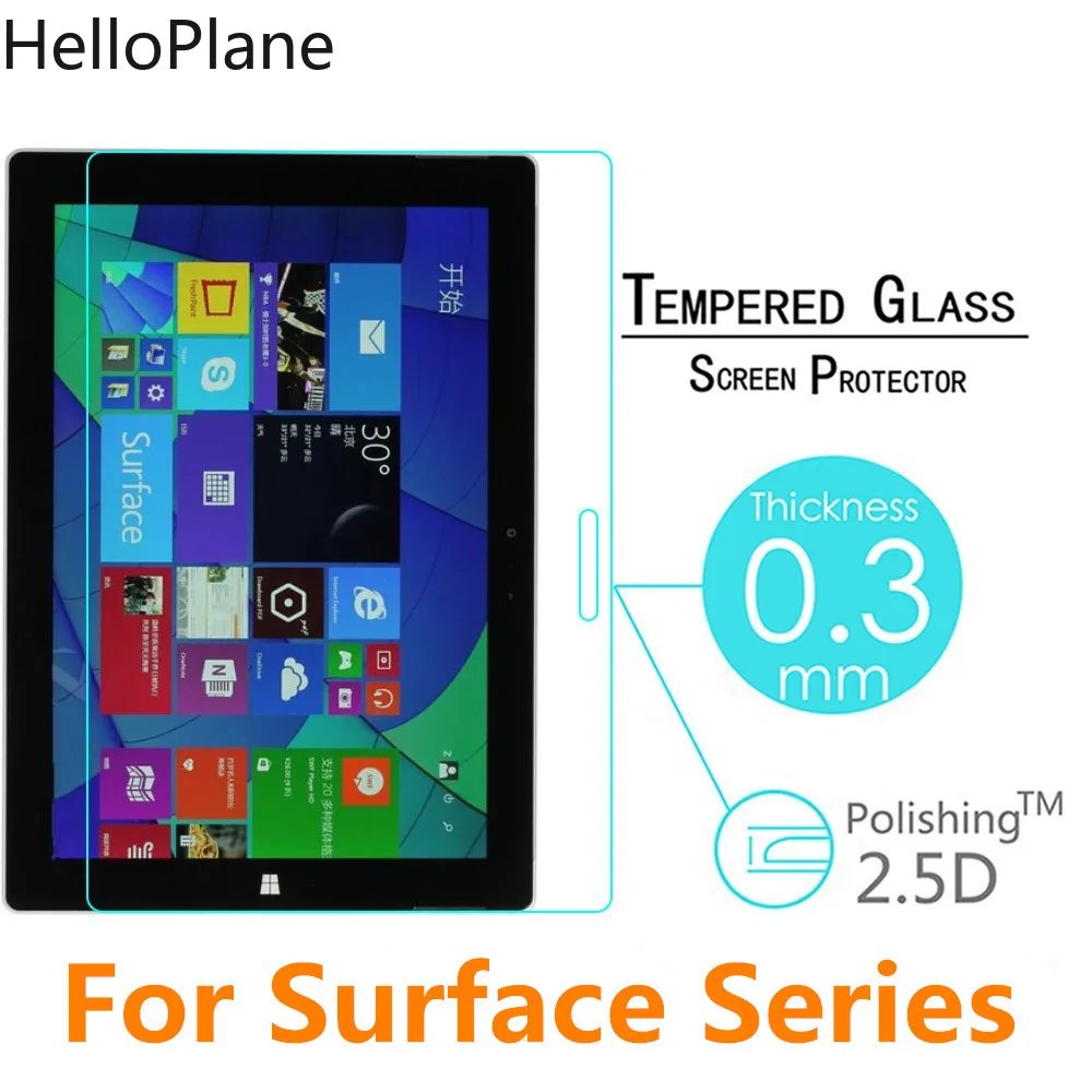 Закаленное стекло для защиты экрана Microsoft Surface Pro 7X6 5 4 3 2 Pro7 ProX Pro6 Pro5 Pro4 Pro3 RT RT2 RT3
