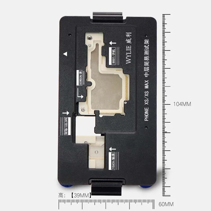 Jyrkior WYLIE для iPhone X/XS MAX основная плата среднего уровня функция тестирования рамка логическая плата верхний и нижний тестер обнаружения