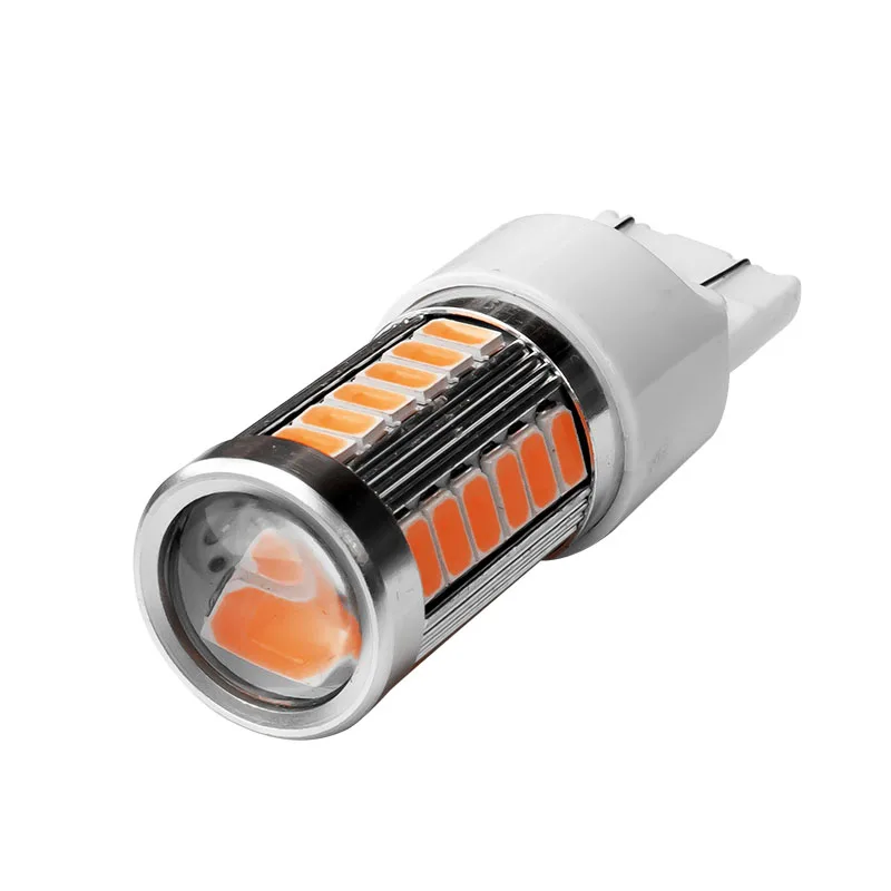 1 шт. T20 7443 W21/5 W 33 SMD 5630 светодиодный Автомобильный задний задние тормозные огни