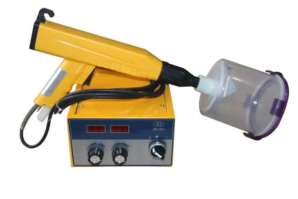 High Voltage Electrostatic Flocking Gun flocking machine portable