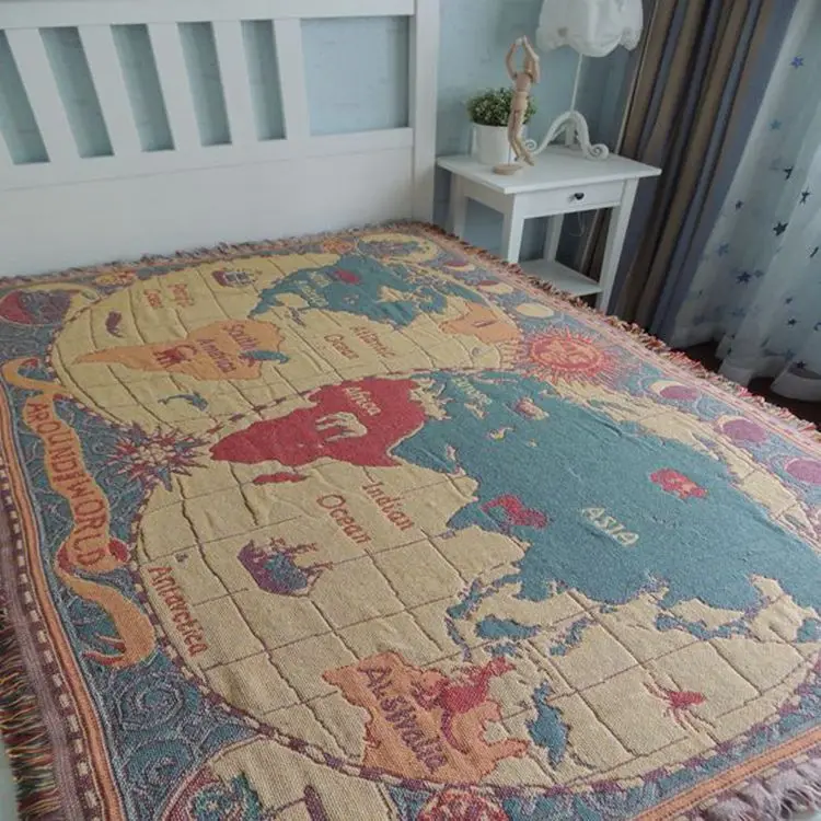 World Map Baby Sleeping Cover Blanket Abstract Style Sofa Towel World Map Baby Sleeping Cover Blanket Abstract Style Sofa Towel Travel Car Cobertor Kid Play Rugs In Blankets From Home Garden On Aliexpress Alibaba