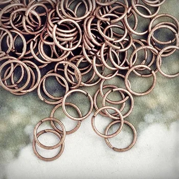 

300pcs/lot 7x7mm Antique Copper Plated Round Open Jump Rings Hoop Key Rings Making DIY Bracelet Jewelry JR0012
