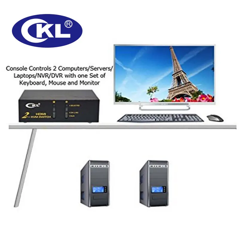 Купить cklбыл 2 порты и разъёмы HDMI и квм-переключатель, монитор ...