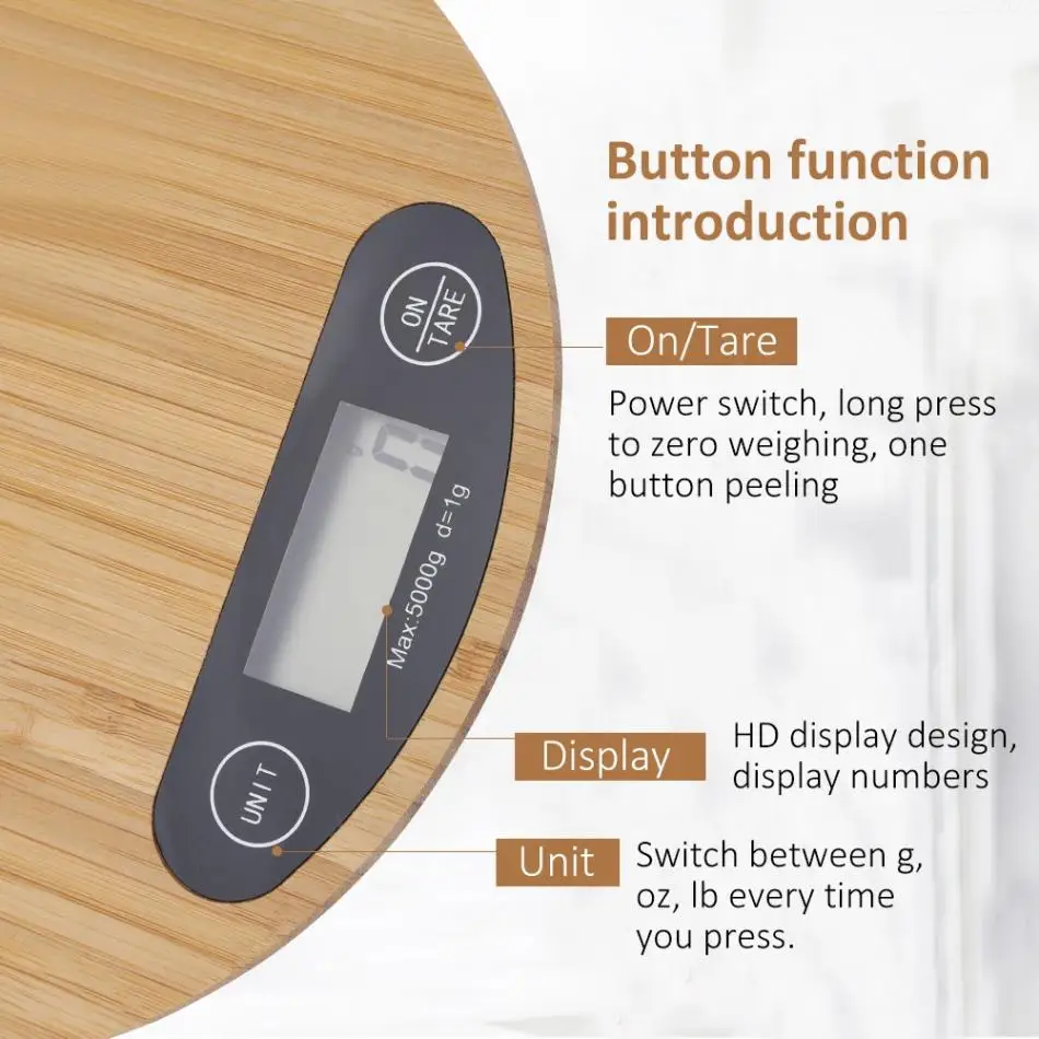 Digital kitchen scale