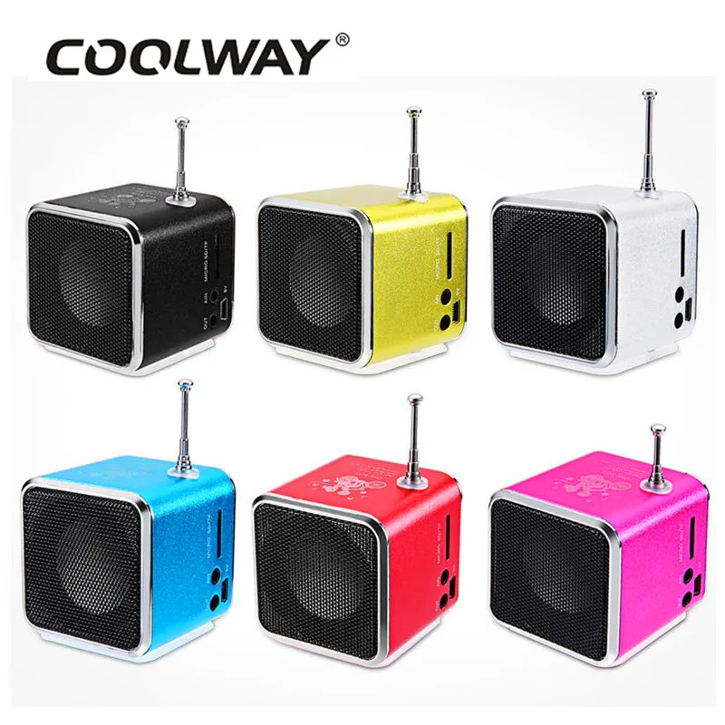 

Digital FM Radio Micro SD/TF Card TD-V26 Portable Radio Speaker LED Digital Support Music Stereo Loudspeaker for Laptop altavoz