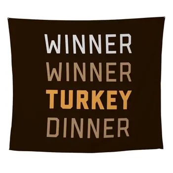 

Winner Winner Turkey Dinner Wall Tapestry For Wall Decoration Fashion