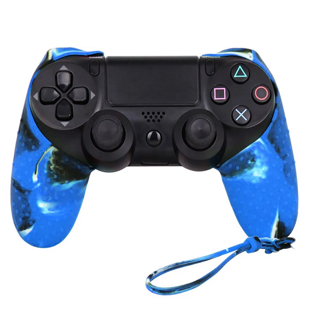 

Drop shipping Anti-slip Soft Silicone Protective Case Cover For Sony Playstation 4 PS4 Controller 80427