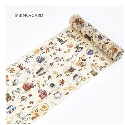 

20cm wide Retro Coffee diary Decorative Washi Tape DIY Scrapbooking Masking Tape School Office Supply Escolar