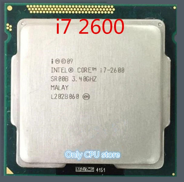 Intel Core i7-2600 3.40GHz Quad-Core CPU Computer Processor LGA1155 Socket SR00B