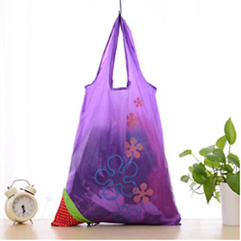 Large Nylon Reusable Folding Strawberry Eco Grocery Bag Retail Cute Travel Shopping Tote Bag Shopping Bags Large Nylon Reusable Folding Strawberry Eco Grocery Bag Retail Cute Travel Shopping Tote Bag Shopping Bags