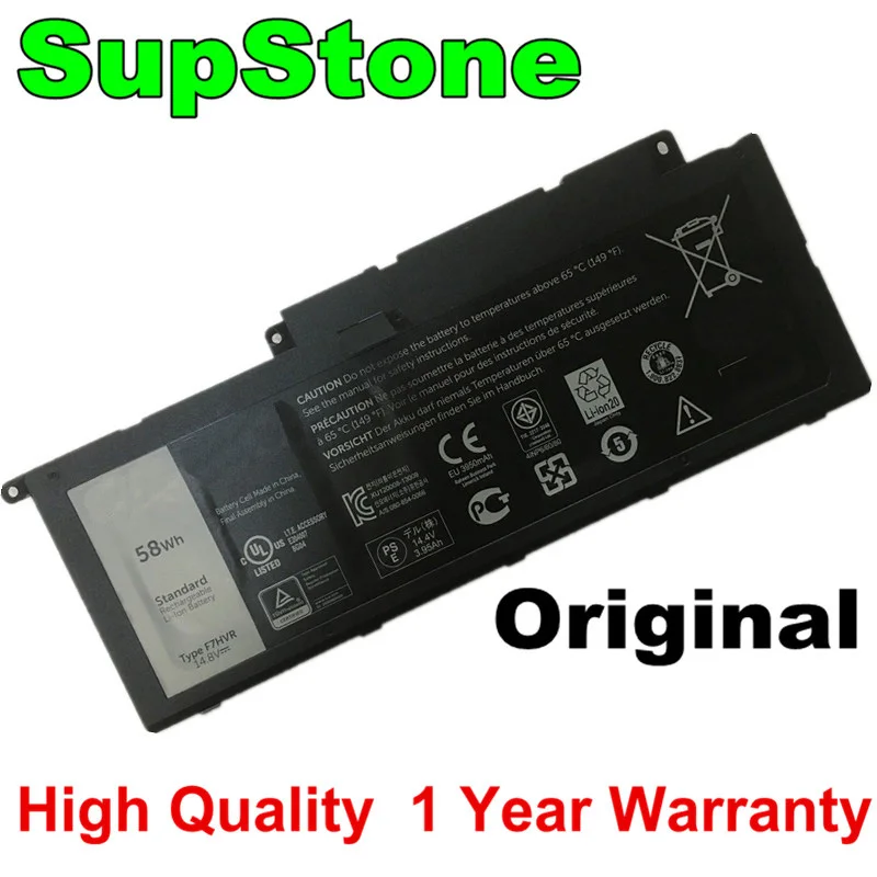 

SupStone 58Wh Genuine OE F7HVR T2T3J G4YJM 062VNH Laptop Battery For Dell Inspiron 17 7000 7737 7746 14 15 15r 5545 7537 14-7437