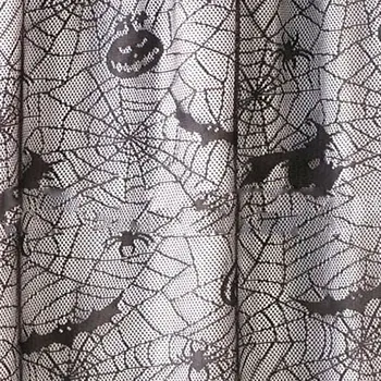 

New Halloween wizard pumpkin bat drapes LED lights black scary atmosphere PROM decoration door curtain 2019 new