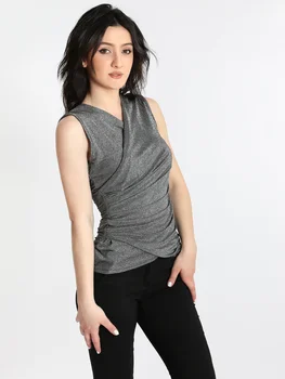 

Tank Top with neck wallet Lurex