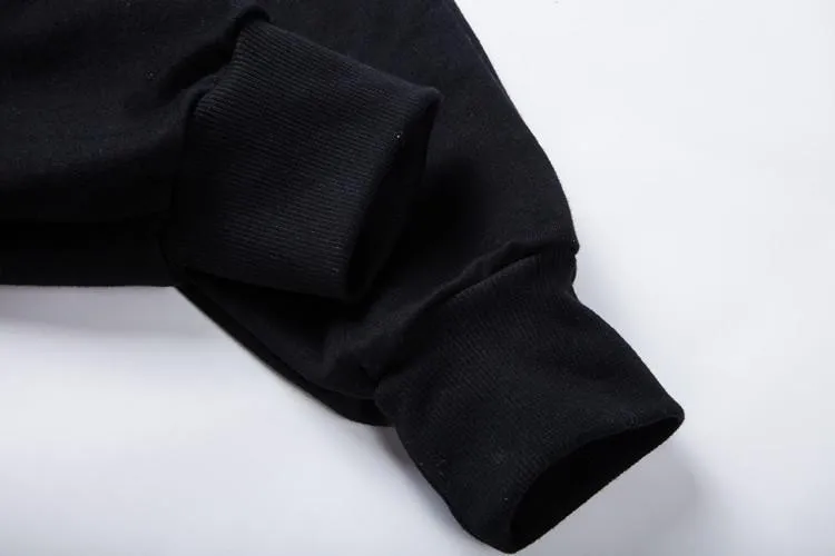 Мужские штаны для бега черные обтягивающие байкерские джоггеры повседневное эластичные манжеты трек для мужчин s мотобрюки тренировочные