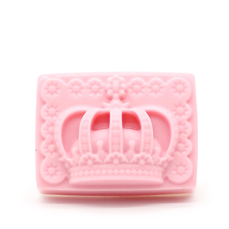 

DIY handmade soap silica gel mold rectangular crown soap mold