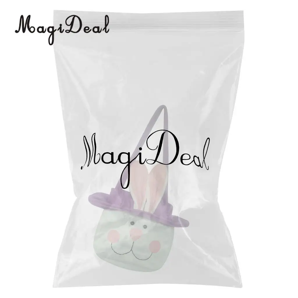 Spring Easter Rabbit Bunny Candy Gift Bags Egg Basket Easter Decoration