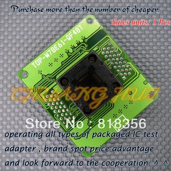 

TOP-W78E61-QF48T Programmer Adapter TQFP48 QFP48 IC Test Socket