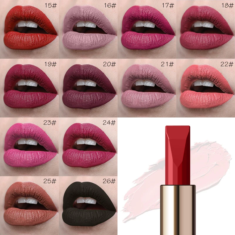 Новинка 2017 бренд Ограниченная серия матовая помада Водонепроницаемый Lip Stick