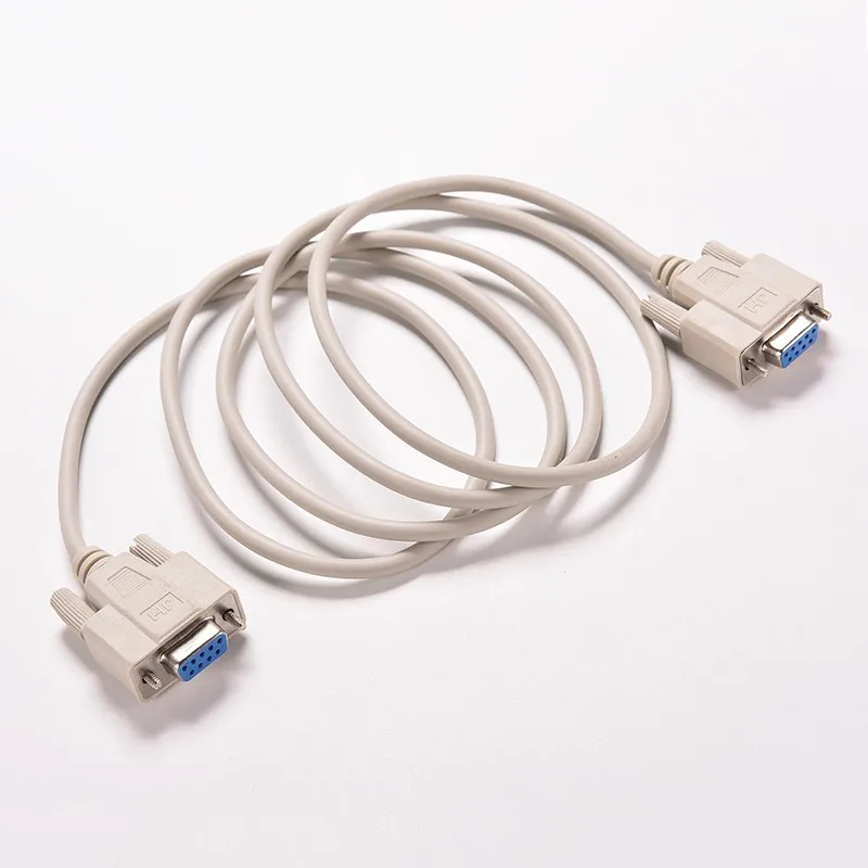 1PC-5ft-F-F-Serial-RS232-Null-Modem-Cable-Female-to-Female-DB9-FTA-Cross-Connection