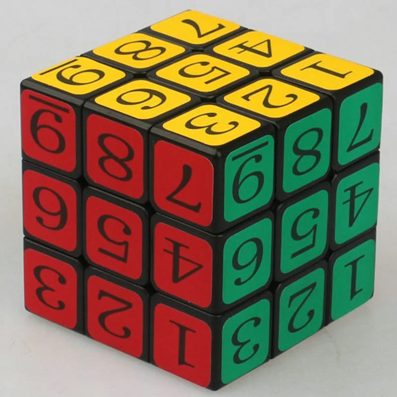 1 шт. креативный 6 цветов третий заказ цифровой магический куб для детей подарок головоломка куб игрушка Математика Обучающие ресурсы