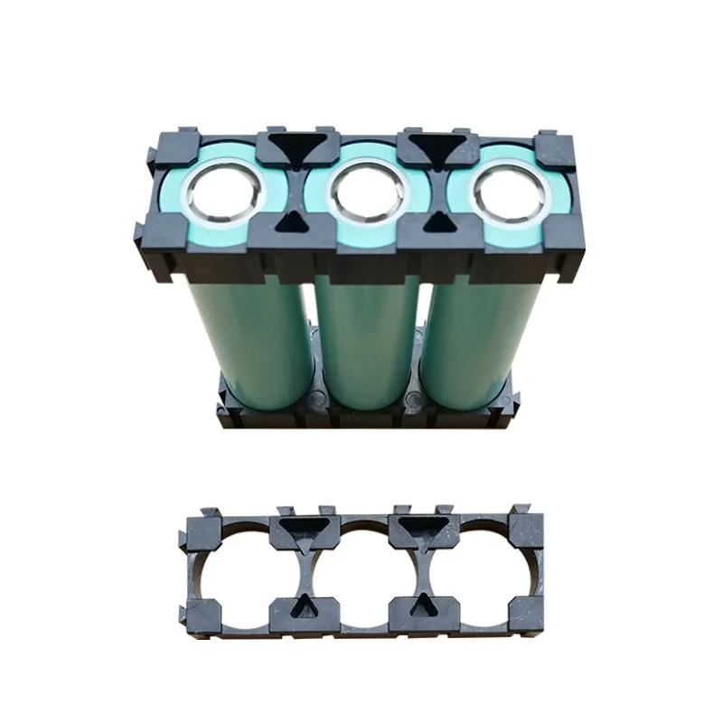 

50 Pcs 1x3 Cell Spacer 18650 Li-ion Battery Holder Radiating Shell Rack Cylindrical Batteries Bracket Fixture JD9 WWO66
