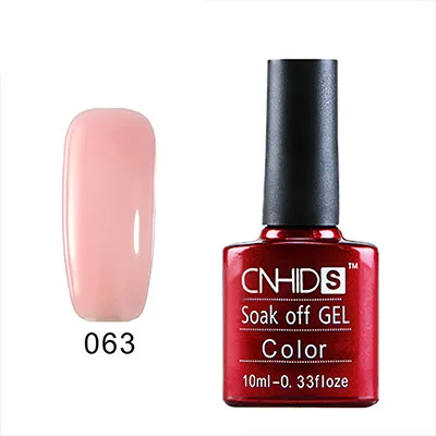 CNHIDS 132 Цвет УФ-гель для ногтей Длительный Soak off лак для использования со светодиодной и УФ-лампой лак DIY Горячая Цвет Гель-лак для ногтей, 10 мл./шт. и нейл-арта - Цвет: 063