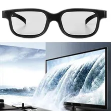 Круговой высокое качество поляризацией Пассивные 3D Очки черный H3 для ТВ Real D 3D кинотеатров
