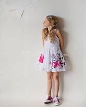 brand girls dresses summer 2017 baby girl print child sleeveless dress brand brand girls clothing 6