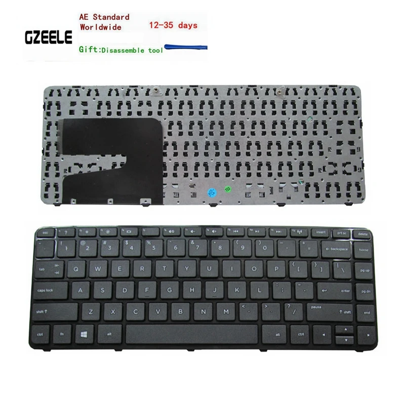 Английская клавиатура с рамкой для HP 14-r001st 14-r020nf 14-r008la | Компьютеры и офис
