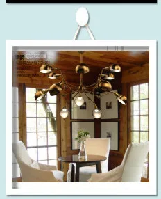 Excellent American Village industrial loft style retro iron crystal  Birdcage pendant lamp D35*H60CM 15